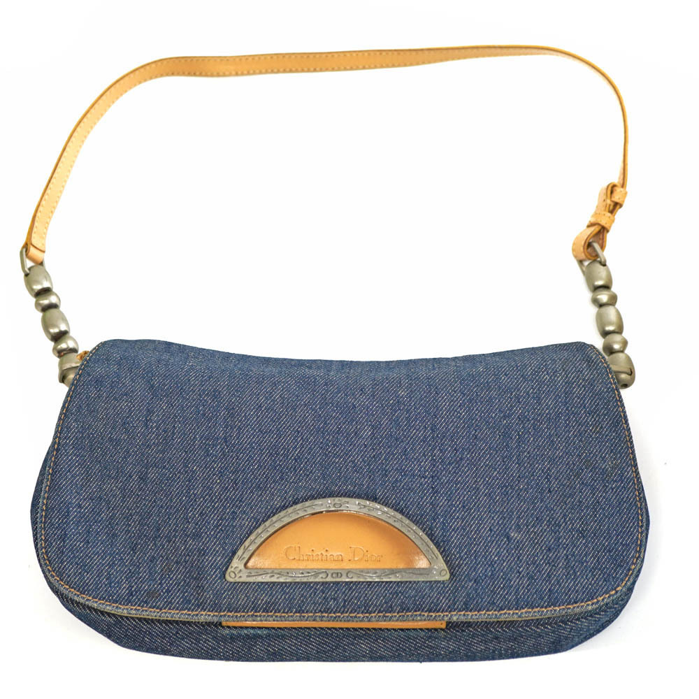 Dior Maris Pearl Denim Handbag
